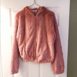 Brand new faux fur jacket